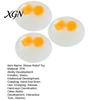 TPR Yolk Squeeze Toy 1/2/3Pcs Clear Egg Anxiety Education Single Double Anti-anxiety Fidget Soft Stretchy Stress Ball Party Favors Sensory