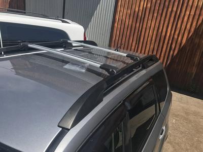 Перемычки на рейлинги под ключ WingBar (2 шт) Серый для Subaru Forester 2008-2013 гг