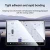 Easy Install Box Dust-Free Anti-Fingerprint HD Tempered Glass Navigator Screen Film For Tesla Model 3 Refresh