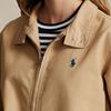 Polo Ralph Lauren SS24 Solid Color Stand Collar Casual Loose Jacket Women Jackets Khaki WMPOOTWN5A20073-250