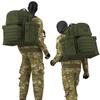 Военный рюкзак Molle II Армейский средний рюкзак 50 л с рамой для скалолазания и кемпинга Оливковый [Akmax.cn] Мультикам/зеленый (Рамка Драб)