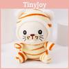 Adorable Plush Tiger Keychain Miniature Cartoon Animal Bag Charm For Gifts