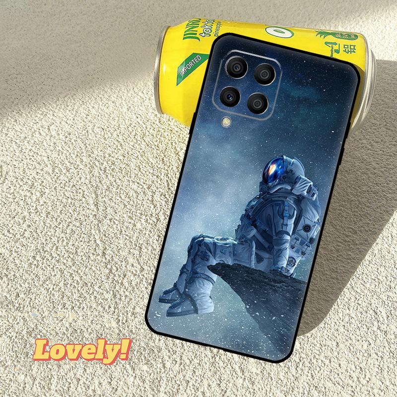 Мультяшный Космический Астронавт Чехол Для Samsung Galaxy M31 M56 M13 M33 M53 M15 M35 M55 M06 M16 M36 M12 M32 M52 M14 M34 M54
