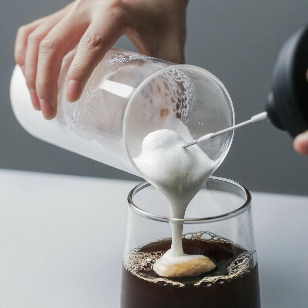2025 Electric Milk Frother Egg Beater Coffee Whisk Automatic Mixer Jug Cup Kitchen