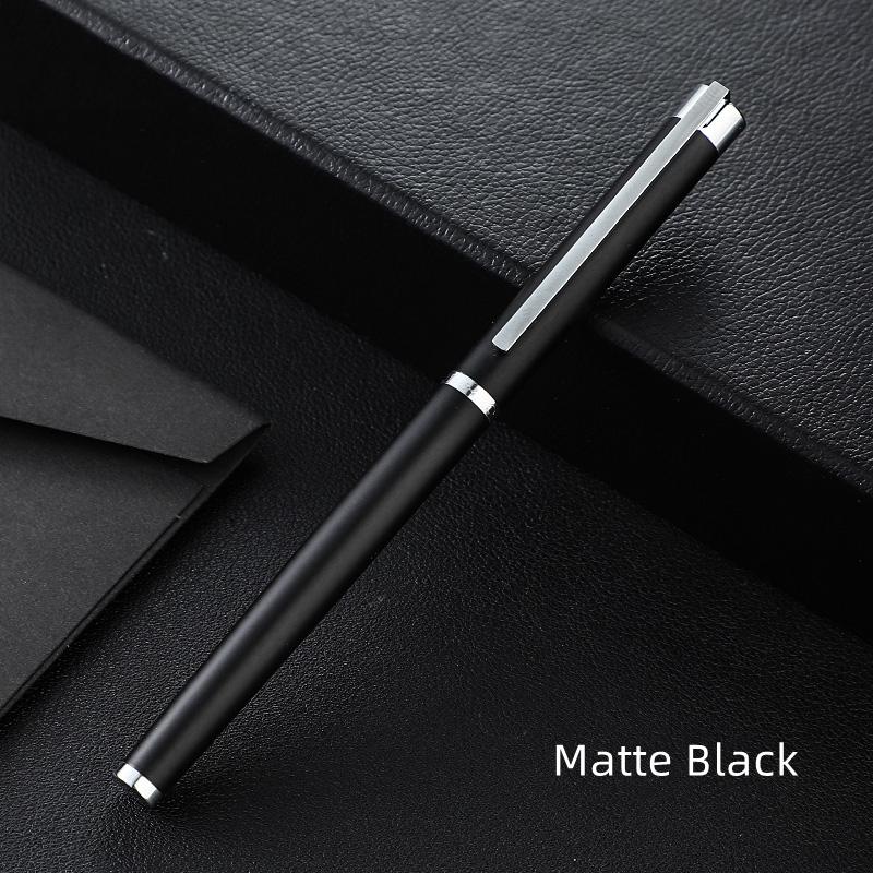 Перьевая ручка Jinhao 126, цельнометаллическая модельная струйная/матовая/матовая ручка с тонким пером 0,38 мм, чернильные ручки для письма, офиса, школы