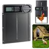 Controlled Open LCD Display Retractable Door Small Pet Supplies Second Generation Automatic Chicken Coop Door Anti-Pinch Function Safety Gate