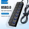 7-портовый USB 3.0 высокоскоростной хаб-расширитель для ноутбука