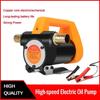 12V/24V High Speed Electric Oil Pump Small Portable Diesel Pump 780W High Power Self Priming Refueling Pump