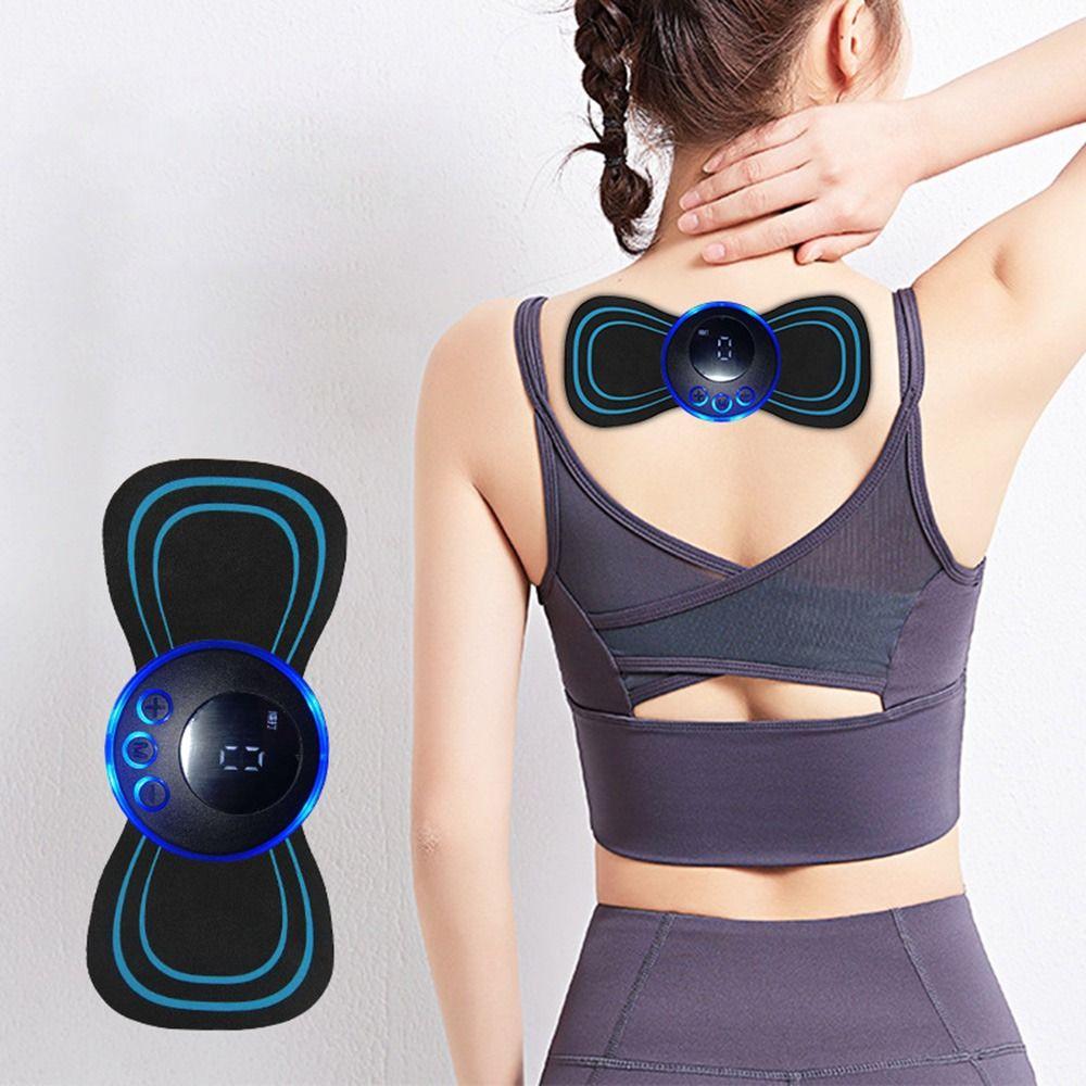 Multifunctional Electric EMS Neck Massager Mini Massageador Mat Gel Pad Stickers  Relieve Pressure