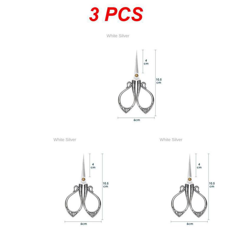 Stainless Steel Vintage Scissors Sewing Fabric Cutter Embroidery Scissors Tailor Scissor Scissor Household Sewing Accessories