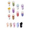 10Pairs Patchwork Boat Socks Women Bear Claw Ankle Tube Socks Comfortable Cartoon Short Socks  Sport