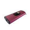 Windproof Plasma Arc Lighter Rechargeable Single Jet Flameless Metal Tool for Camping Outdoor Men's Gift Zinc Alloy Compac