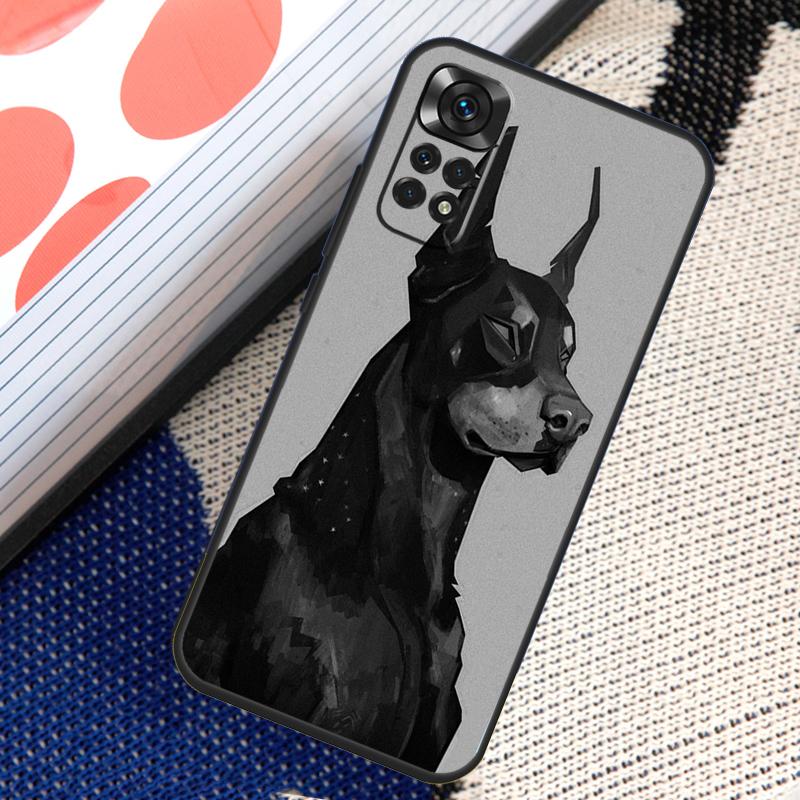 Animal Doberman Dog Case For Xiaomi Redmi Note 8 9 10 11 12 Pro 8T 9S 10S 11S Redmi 12C 9C 9T 10A 10C Cover