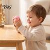 24 Days Countdown Box Christmas Cartoon Dumpling Gift Box, Xmas Advent Calendar with Stress Steamed Bun Toy Relief Squeeze Toys,