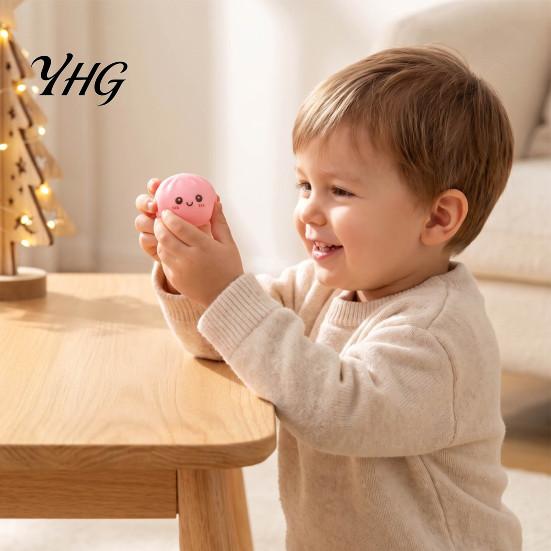 24 Days Countdown Box Christmas Cartoon Dumpling Gift Box, Xmas Advent Calendar with Stress Steamed Bun Toy Relief Squeeze Toys,