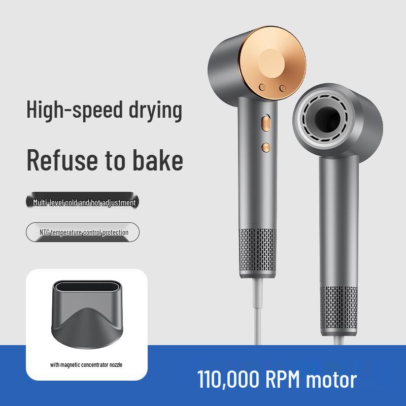 Bladeless High-Speed Hair Dryer with Negative Ions for Home & Salon Use