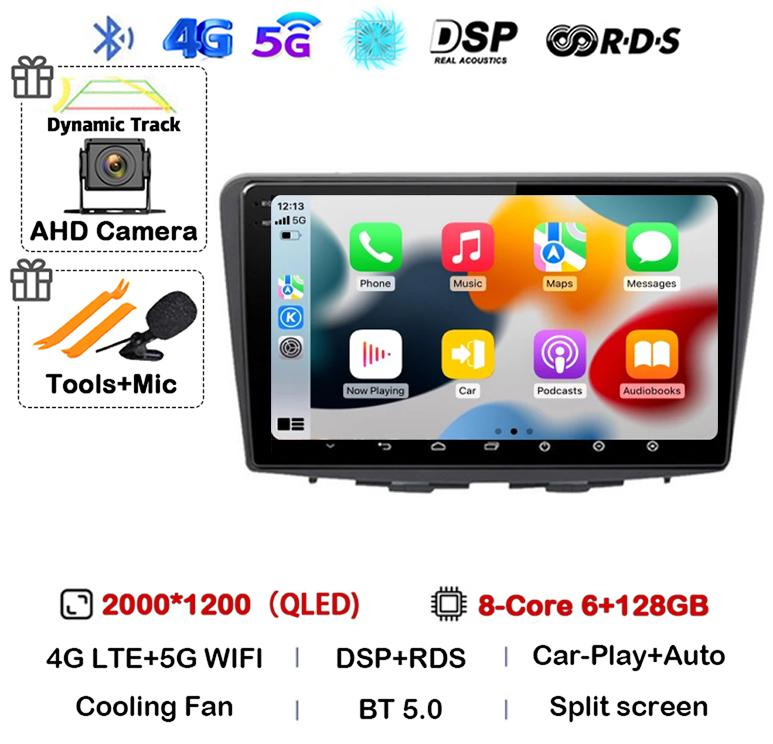 Android 14 Carplay Auto WIFI+4G для Suzuki Baleno 2016 2017 2018 2019 GPS автомобильный радиоприемник мультимедиа видеоплеер стерео головное устройство DSP