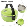 Food Lunch Box Containers Case 700ml Protable Travel Stainless Steel Round