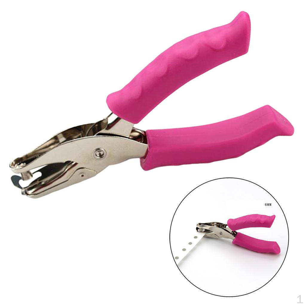 Ручные мини-дыроколы в форме круга, дырокол на одно отверстие для 8 листов, для бирок, билетов на одежду