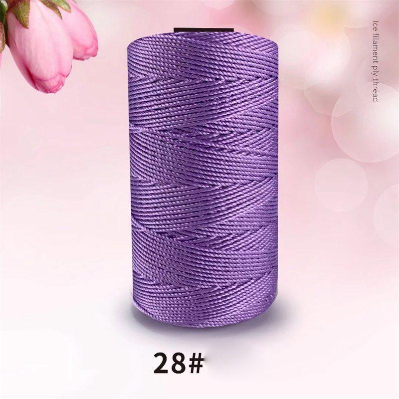 Ручная работа, ремесло, витой шнур макраме, сделай сам, свадебный декор, полипропиленовая швейная нить, 34 цвета, веревка