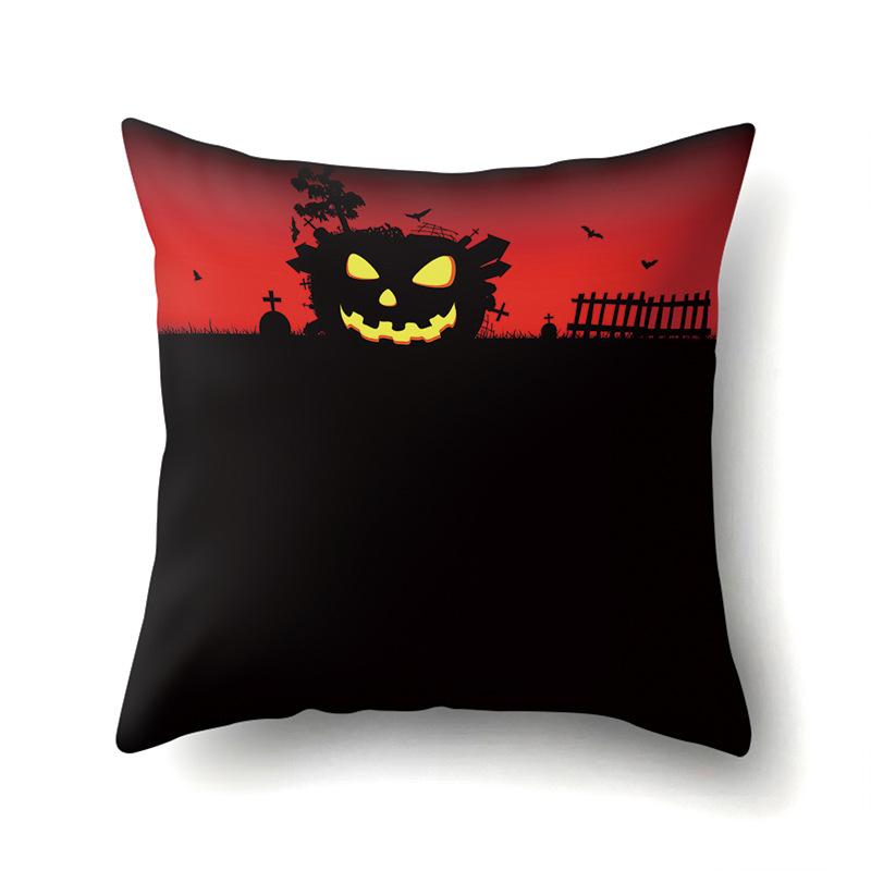 Хэллоуин Наволочка Подушка для поясницы автомобиля Тыква Чехол для диванной подушки Офис Дом Гостиная Наволочка