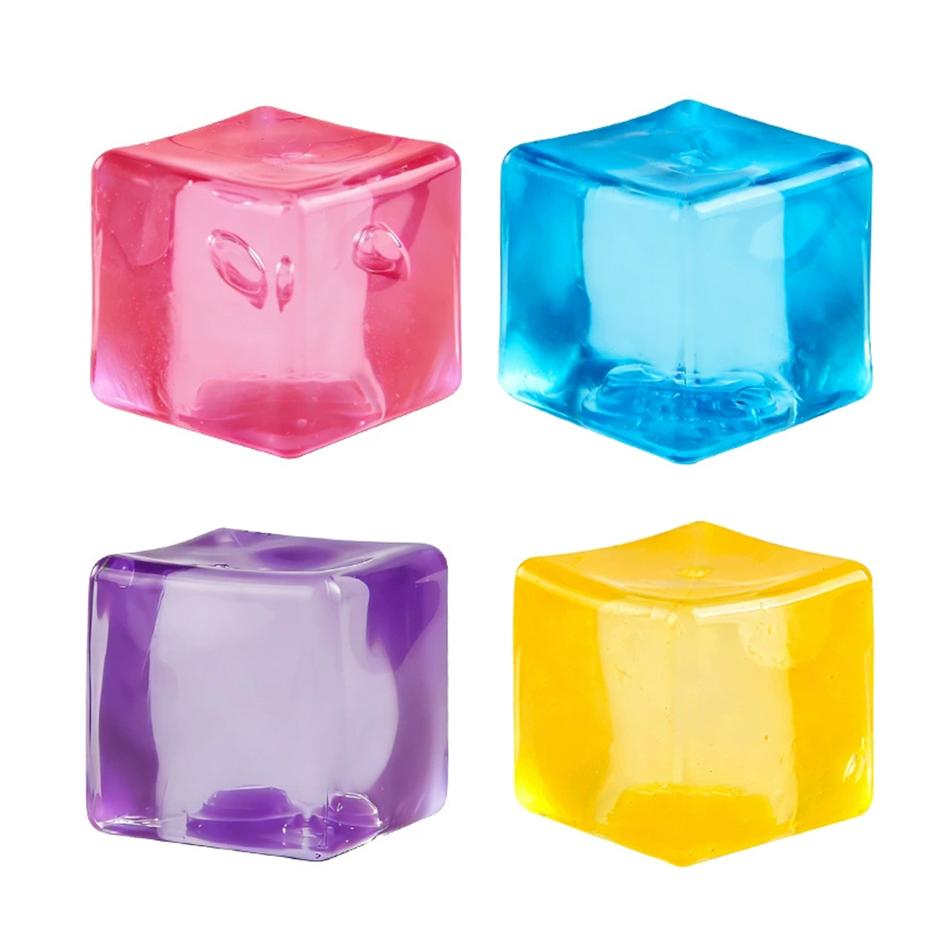 Игрушка Nee Doh Nice Cube, Милый Медвежонок Мальтоза, Стрессоустойчивая Игрушка, Которая , Расслабляет И Сжимается, Настольный Декоративный С Коробкой Подарок