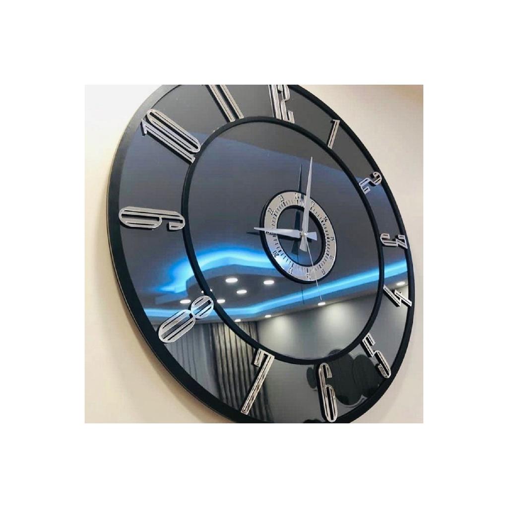 Decorative Wall Clock With Real Mirror (40cm)