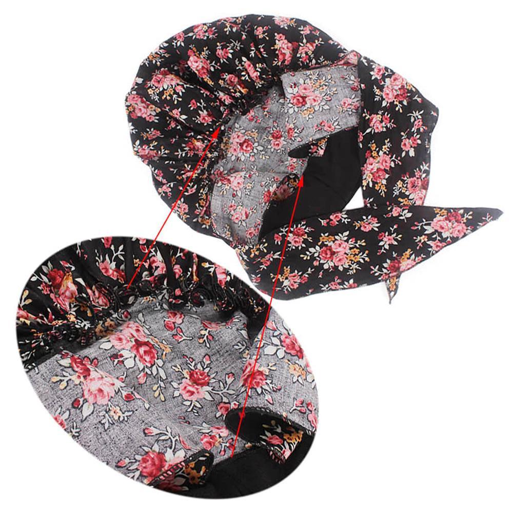 Fashion Pre-Tied Elastic Headwear Muslim Turban Chemo Pirate Cap Hair Loss Hat Cancer Head Scarf