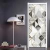 3D Geometric Pattern Polygon Door Fridge Stickers Marble Simple Abstract Lines Flowers Wallpaper For Living Room Home Decor