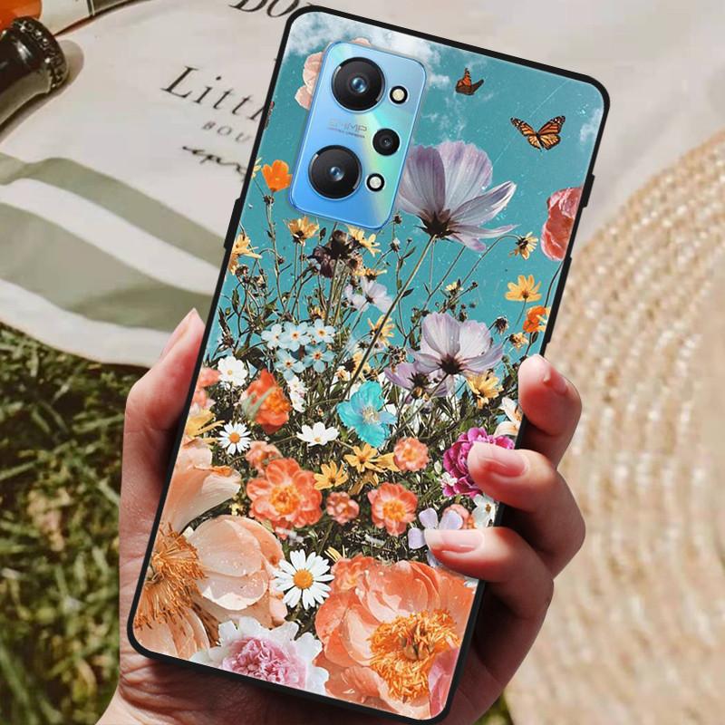 Чехол для Realme Q5 Pro Мягкий силиконовый задний чехол из ТПУ для чехлов телефона Realme Q5 RealmeQ5 Pro Q 5 Защитный модный чехол