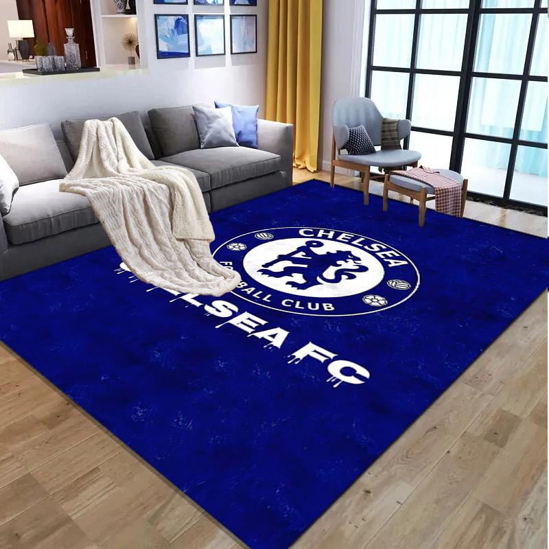 football club.C Pattern Rug, Indoor/Outdoor Mat, for Picnic, Gameroom, Bedroom, Office, Living Room, Home Decor Carpet, Birthday Gift