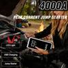 EAFC 12V Car Booster Power Bank Portable 4000A/2000A/1000AJump Starter Battery Emergency Boosters Starting Device Car Starter