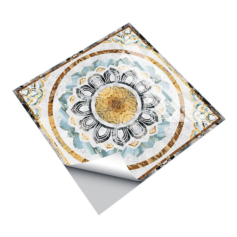 1 шт. самоклеящиеся обои из ПВХ, паркет, мрамор, водонепроницаемые напольные наклейки, квадратные наклейки, нескользящие, для украшения дома