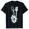 Funny Electric Bass Guitar T-shirt Music Hip Hop Rock T Shirt Musician Guitarist Graphic Short Sleeve Cotton Men Tshirt Tops