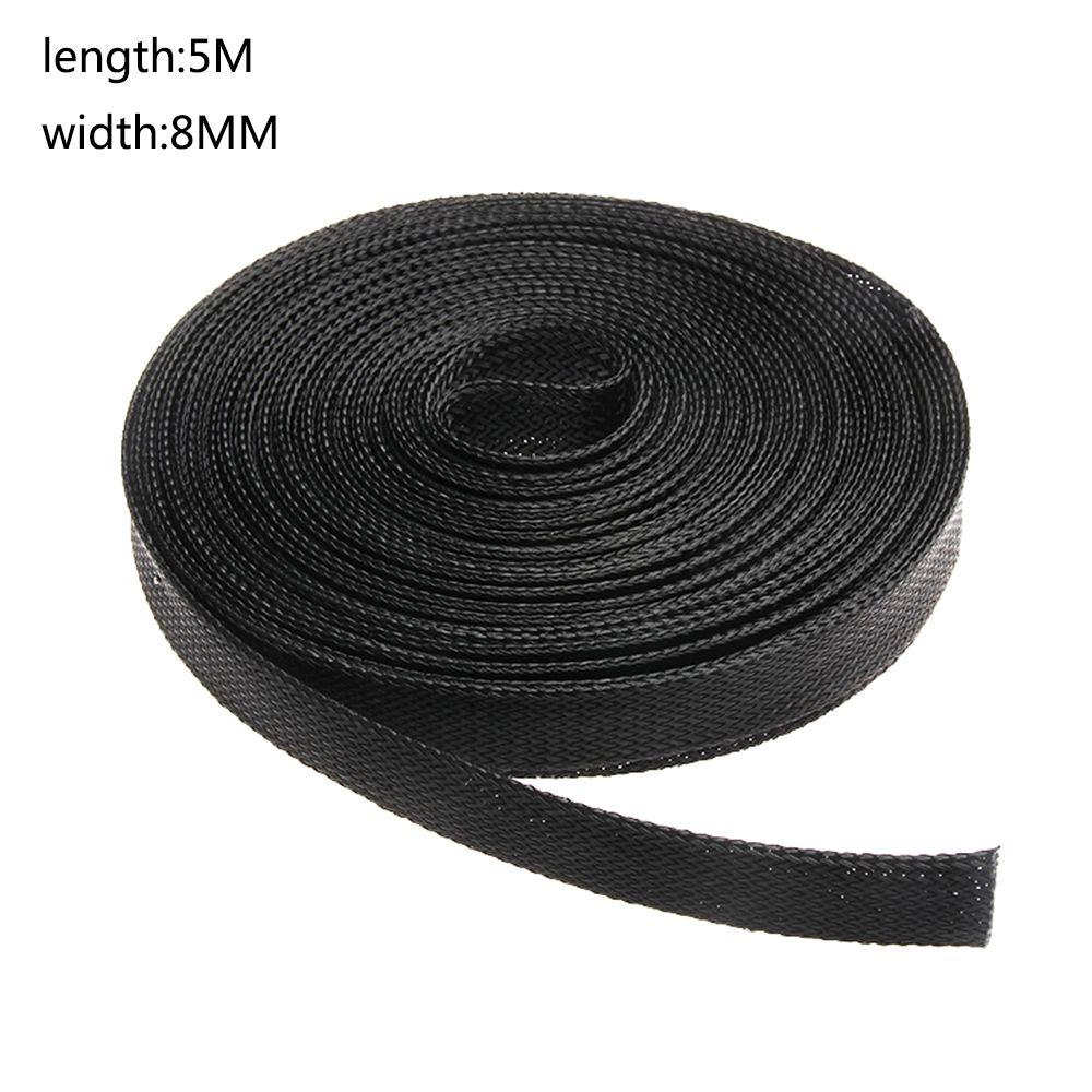 5M Плотная расширяемая ПЭТ изоляционная оплетка для защиты кабеля и провода