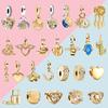 S925 Silver Gold Plated Series Charm Bead and Pendant Fit Original  Bracelet Necklace DIY Fashion Jewelry Women Gifts