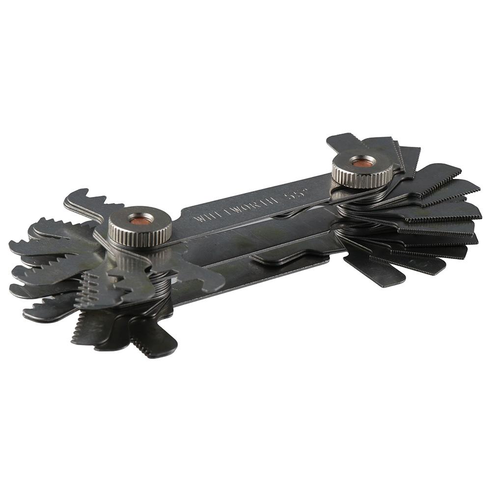 52 шт. режущий калибр 55 градусов и 60 градусов резьбовой измерительный калибр промышленные измерения