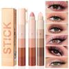 Multi Purpose Eyeshadow Stick Set, 5in1 Eyeshadow Stick Pearlescent 5 Kit For Cheeks And Lip Gloss,4g