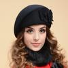 French Hat Elegant Cold Resistant Stretchy Cute Fall Winter Girls Style Beret for Dating