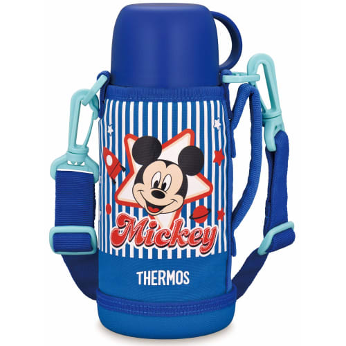 Thermos Vacuum Insulated Two-Way Bottle, 0.6L/0.63L, Mickey Blue, FHO-601WFDS BL