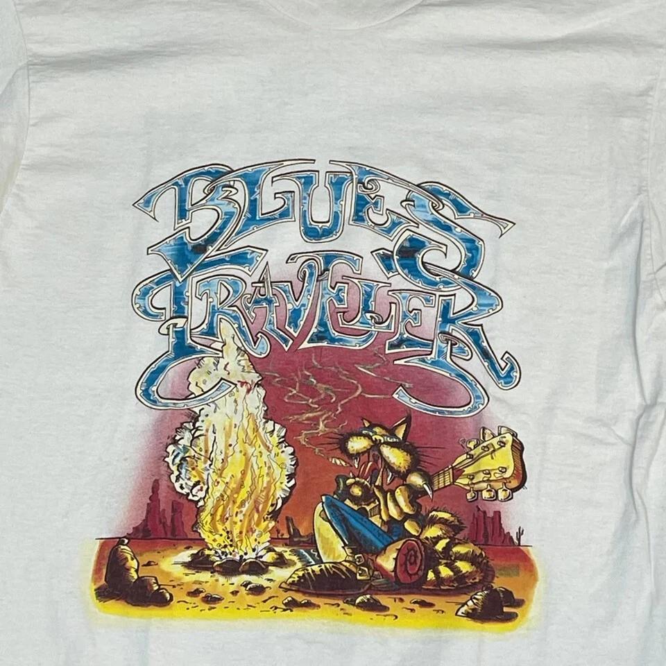Blues Traveler Рубашка с коротким рукавом «Всем на зависть» Белая Унисекс S-5XL UU158