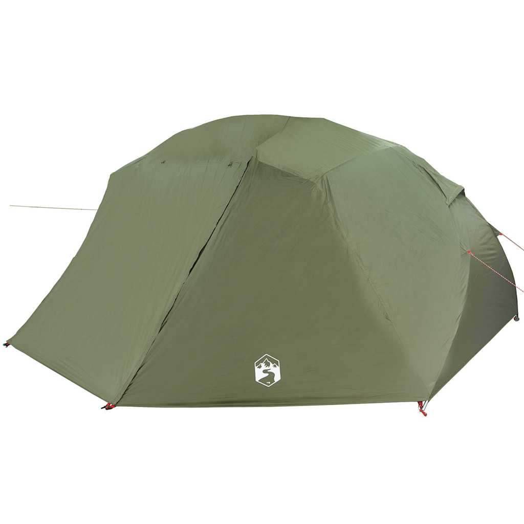 Fishing Tent Olive Green 514 x 465 x 187 cm Polyester and Fiberglass