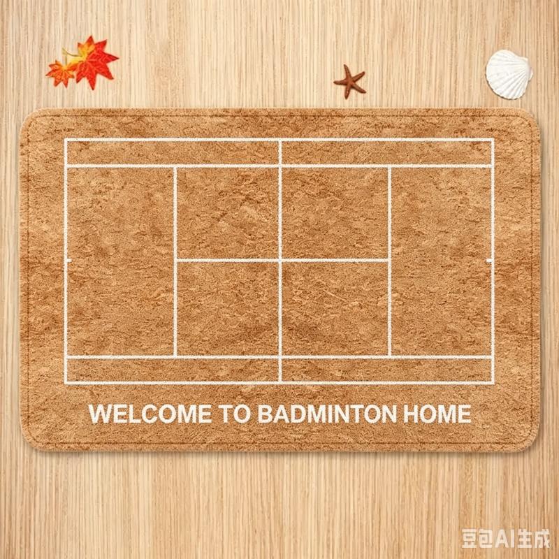 Newest Floor Mat Orange Tennis Court Print Welcome To Tennis Home Doormat Sports Entry Floor Mat