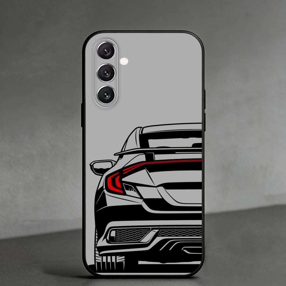 Спортивный дрифт-гоночный автомобиль Чехол для телефона Для Samsung Galaxy A91,80,73,72 ,71,53,52,32 ,31,22,21s,20,Мягкий черный чехол