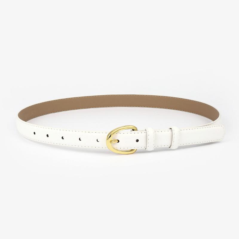 Ремень женский двухсторонний PU пряжка простой джинсовый женский ремень модный