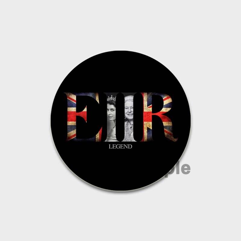 58 мм брошь на лацкан королевы Елизаветы II, брошь ручной работы, значки на рюкзаке, забавные броши из сплава для женщин, ювелирный аксессуар, праздничные подарки