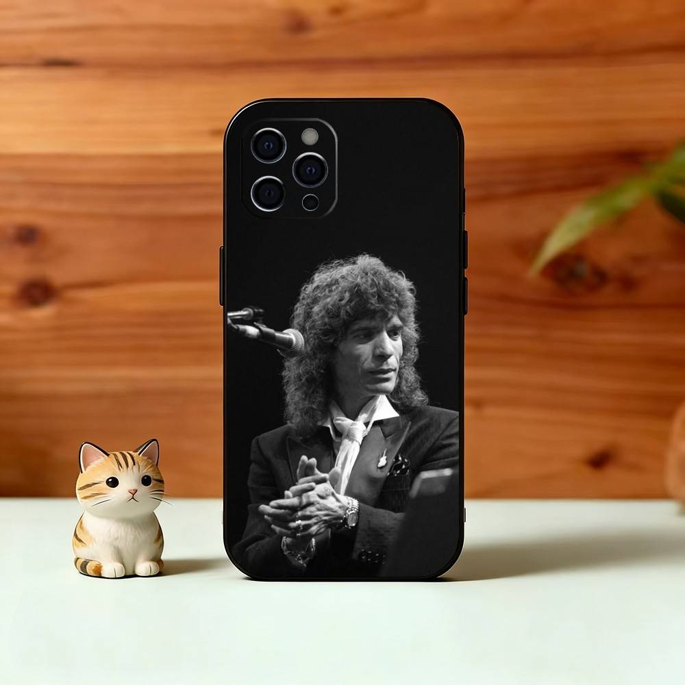 Чехол для телефона Singer Camaron D-De L-La I-Isla для iPhone 17,16,15,14,13,12,11 Plus,Pro Max,XS, Мягкий силиконовый черный чехол