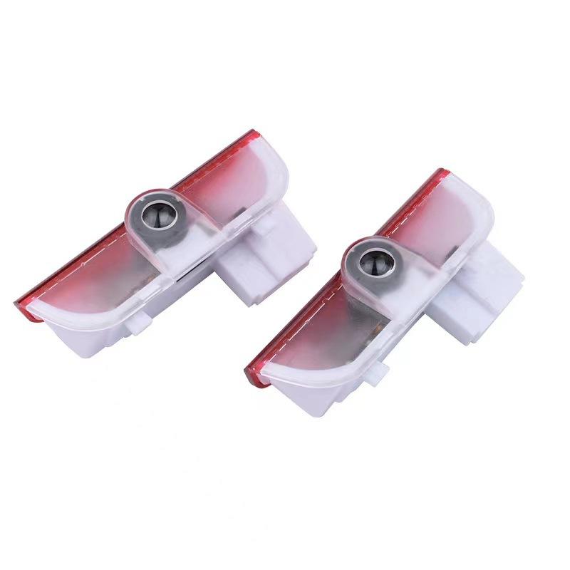 2PCS Car Door Welcome Lights Replaced Ghost Projector Shadow Lamps for Skoda Superb 2009-2018 Night Warning Logo Accessories gjbx97