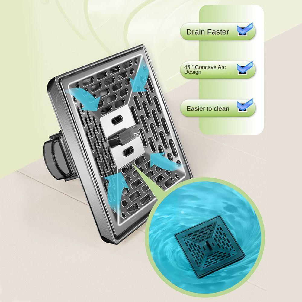 Нержавеющая сталь Душевая кабина Пол Сливной фильтр Предотвращение обратного потока Аксессуары для ванной комнаты