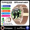 Новые умные часы для активного отдыха GPS-компас AMOLED-экран Водонепроницаемые для плавания Bluetooth-звонки Умные часы для мужчин и женщин
